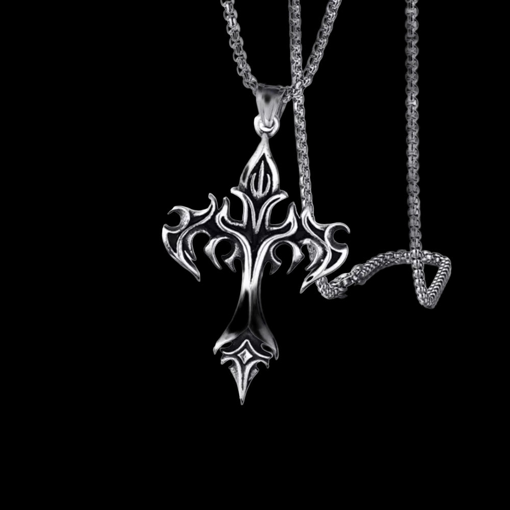 Sword cross necklacce