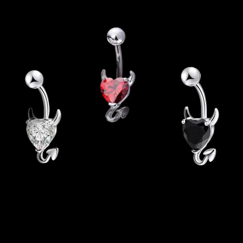 Heart belly piercing