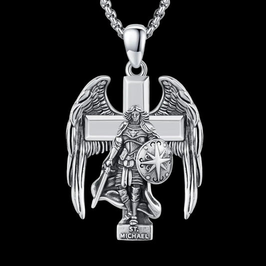 Saint Micheal necklace